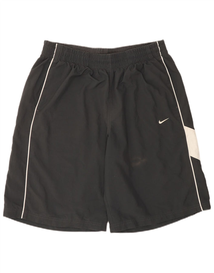 NIKE Mens Sport Shorts XL  Black Colourblock Polyester
