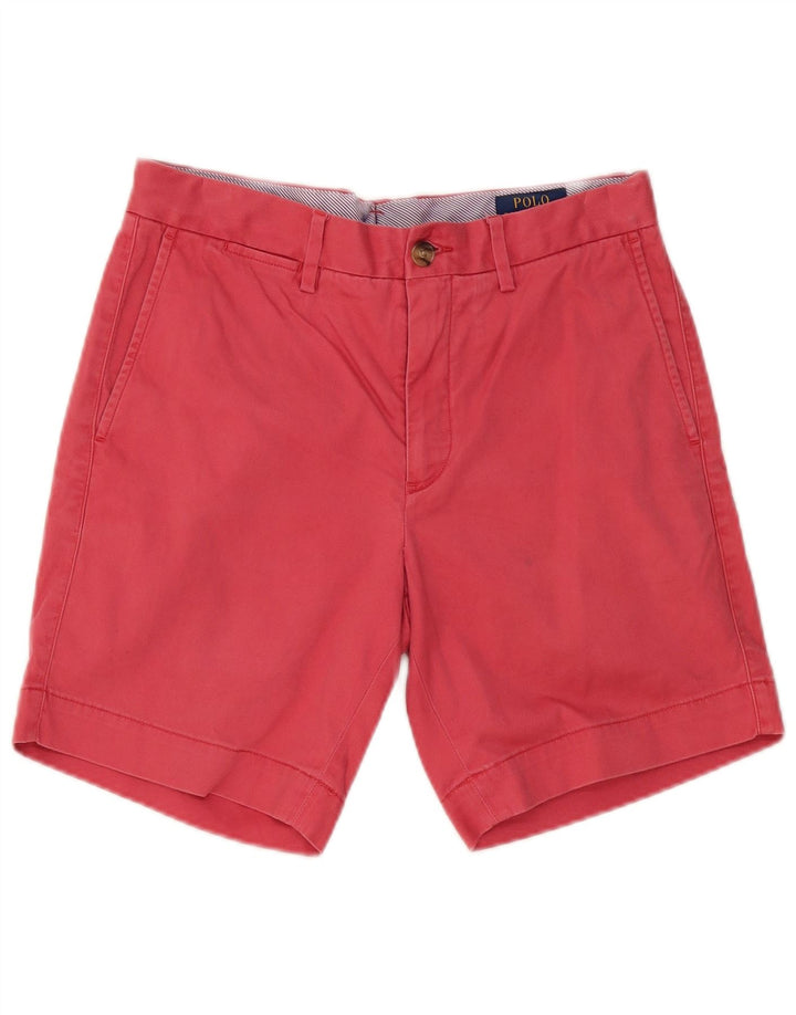 RALPH LAUREN Mens Chino Shorts W30 Medium  Pink Cotton