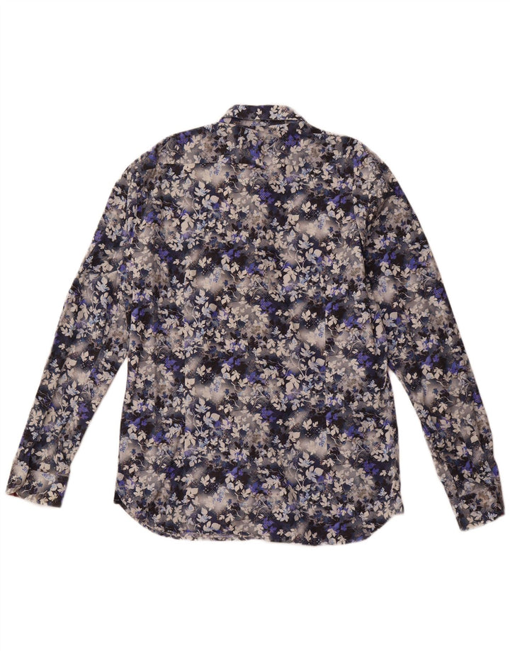 TED BAKER Mens Shirt Size 5 XL Multicoloured Floral Cotton