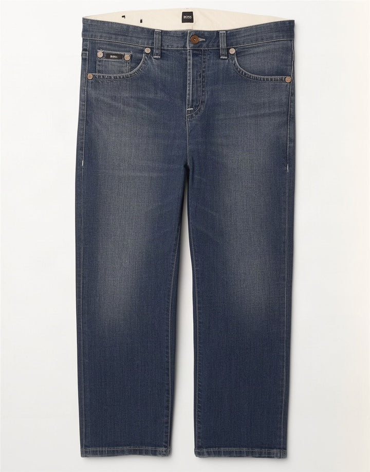 Hugo Boss Mens Loose Jeans W36 L27 Blue