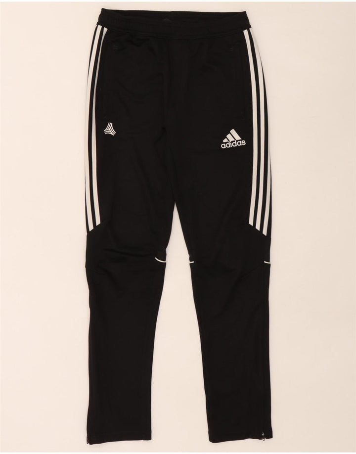 Adidas Boys Climacool Tracksuit Trousers 13-14 Years Black Polyester