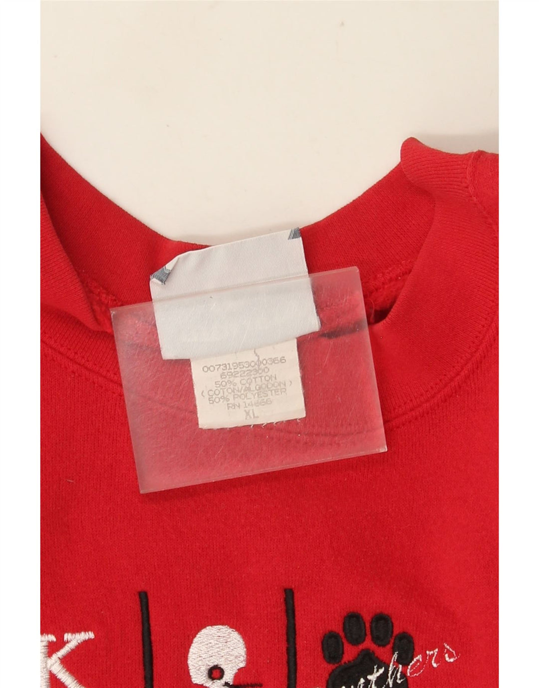 Lee Mens Graphic Sweatshirt Jumper XL Red Cotton