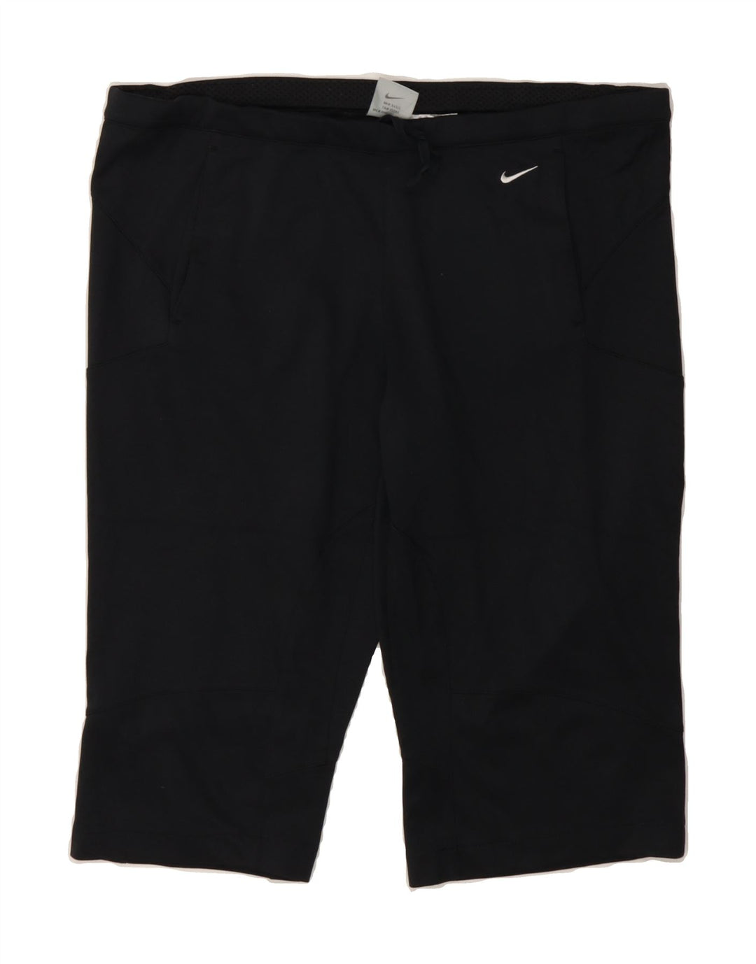 NIKE Womens Dri Fit Bermuda Sport Shorts US 4/6 Small  Black Polyester Vintage Nike and Second-Hand Nike from Messina Hembry 