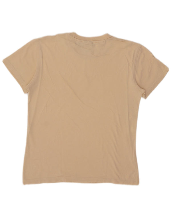 Adidas Womens Graphic T-Shirt Top UK 10 Small Beige
