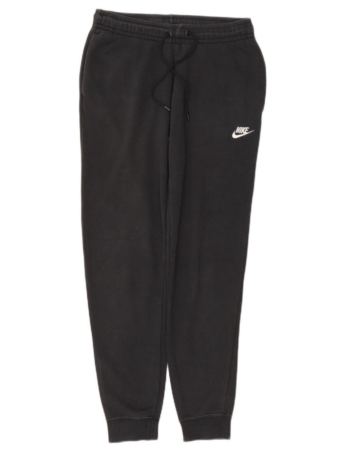NIKE Mens Tracksuit Trousers Joggers Small  Black Cotton