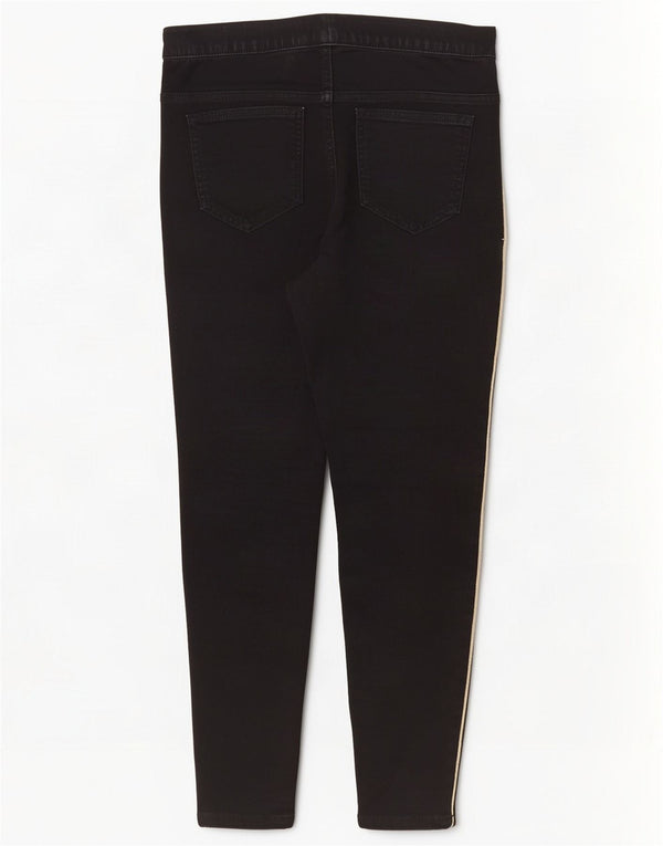 Marks & Spencer Womens Crop Jegging Jeans UK 14 Large W32 L25 Black Cotton