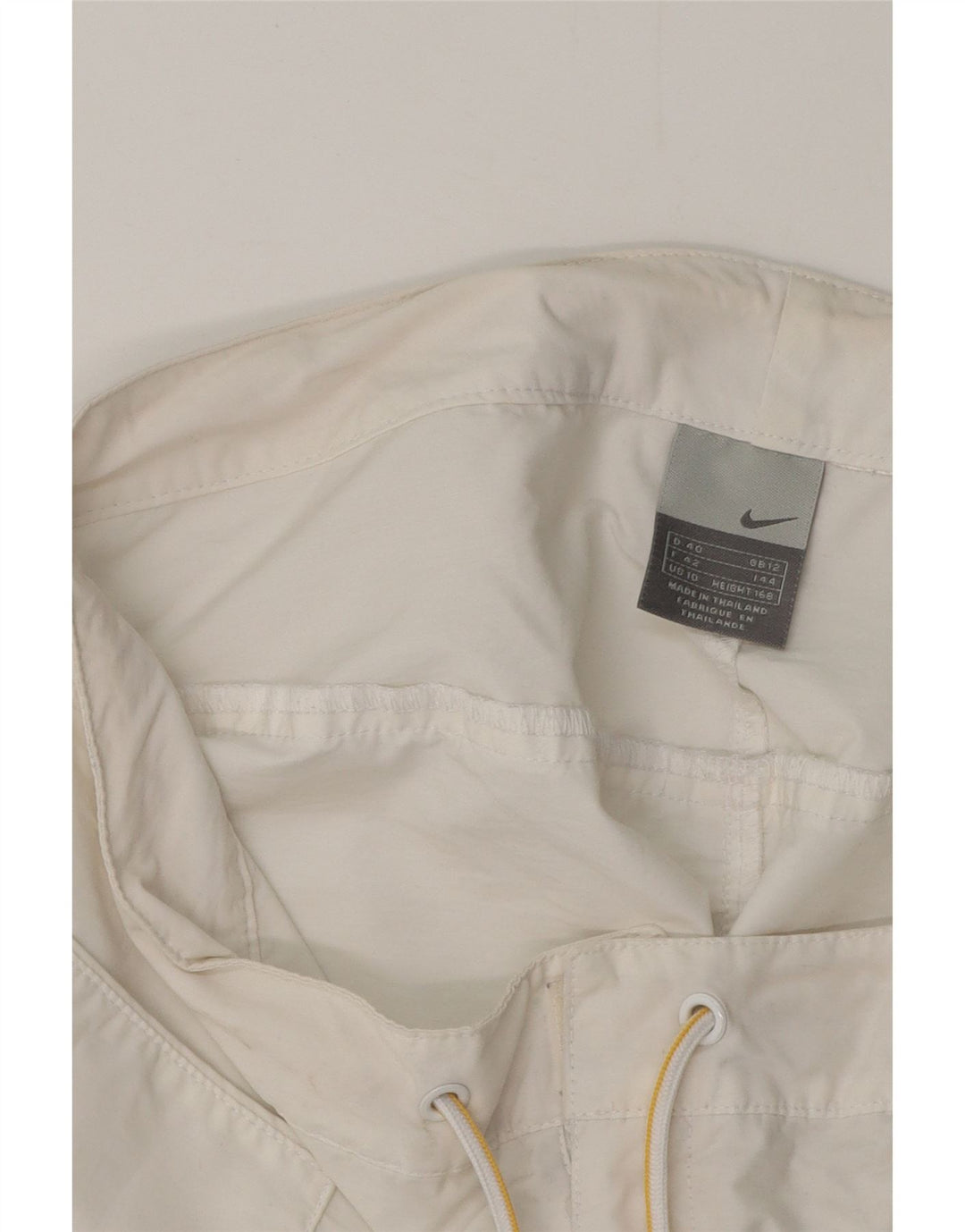 NIKE Womens Casual Shorts UK 12 Medium W32 White