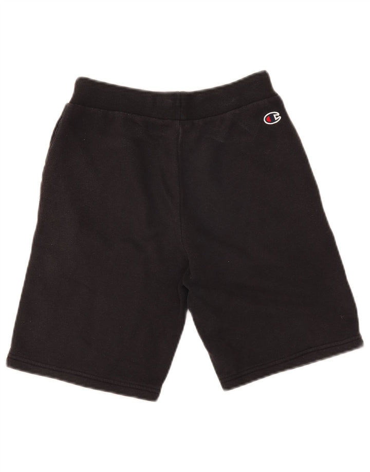 CHAMPION Boys Graphic Sport Shorts 9-10 Years  Black