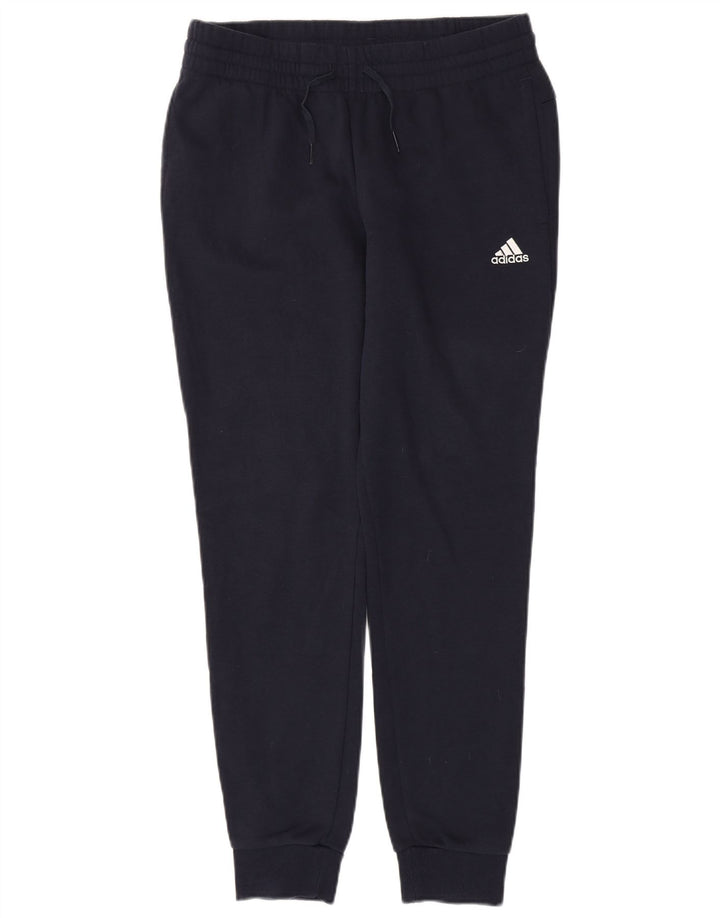 ADIDAS Womens Tracksuit Trousers Joggers UK 12/14 Medium  Navy Blue