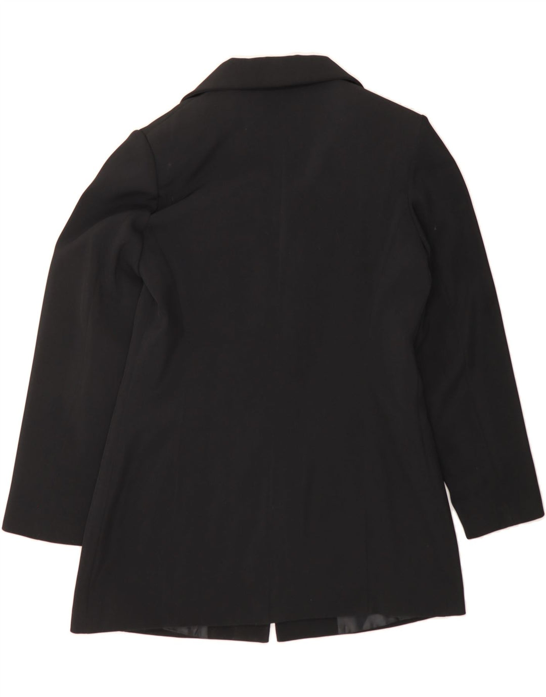 MONIKA Womens Longline 3 Button Blazer Jacket EU 40 Medium Black Vintage Monika and Second-Hand Monika from Messina Hembry 