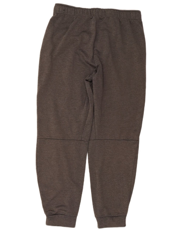 Nike Mens Dri Fit Standard Tracksuit Trousers Joggers Large Grey Polyester