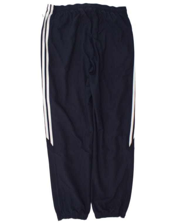 Adidas Mens Tracksuit Trousers Joggers Medium  Navy Blue Polyester