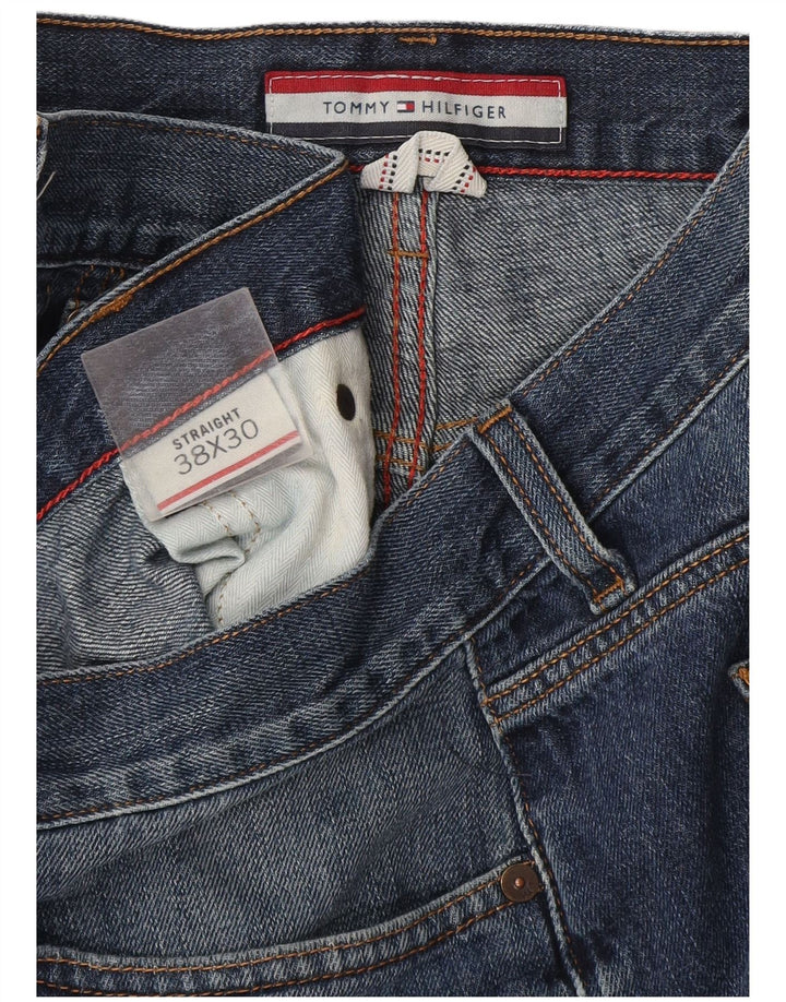 Tommy Hilfiger Mens Straight Jeans W38 L30 Blue