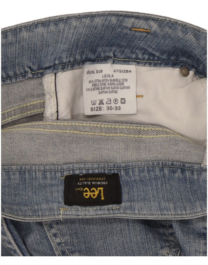 Lee Womens Leola Bootcut Jeans W30 L28 Blue Cotton