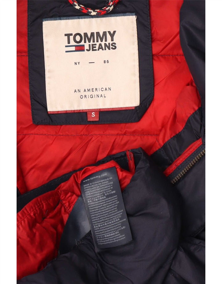 Tommy Hilfiger Mens Padded Jacket UK 36 Small Navy Blue Polyamide