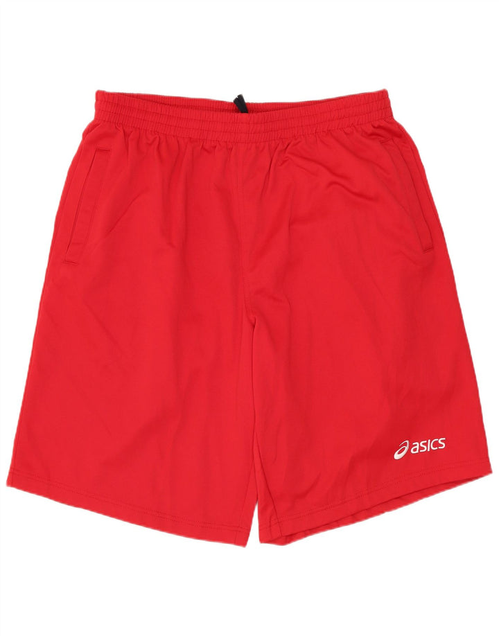 ASICS Mens Sport Shorts Medium  Red Polyester