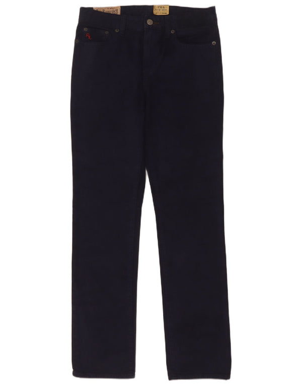 Polo Ralph Lauren Girls Skinny Jeans 13-14 Years W28 L30 Navy Blue Cotton