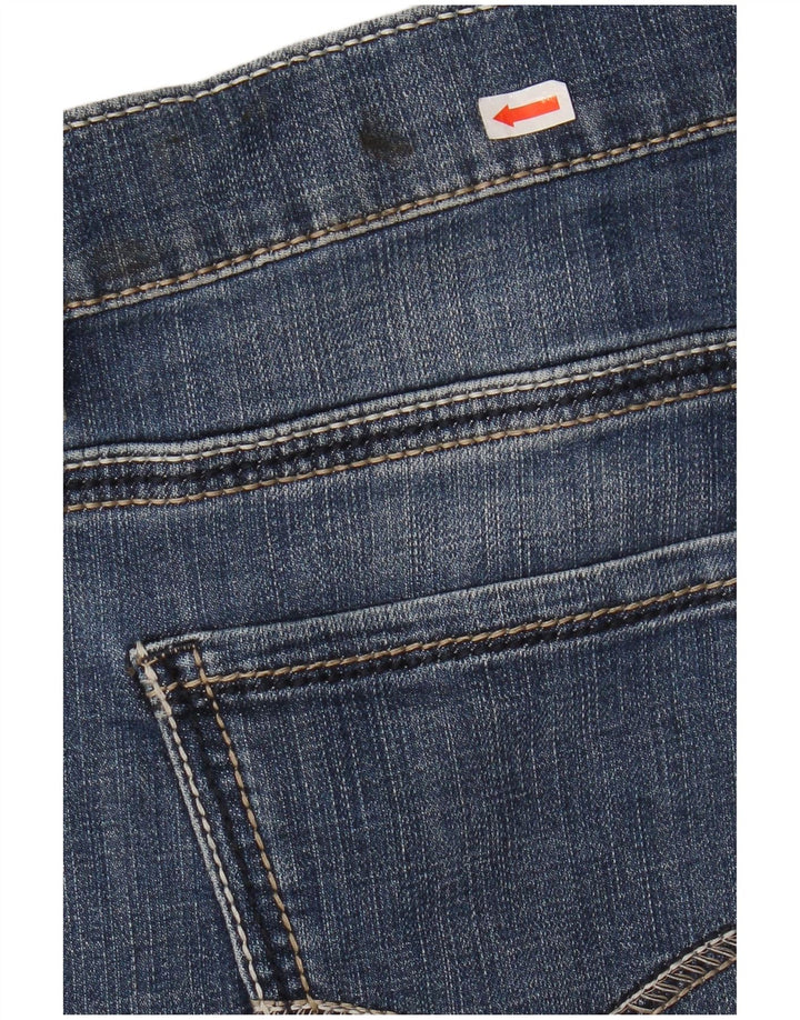 BKE Mens Seth Straight Jeans W42 L32 Blue Cotton