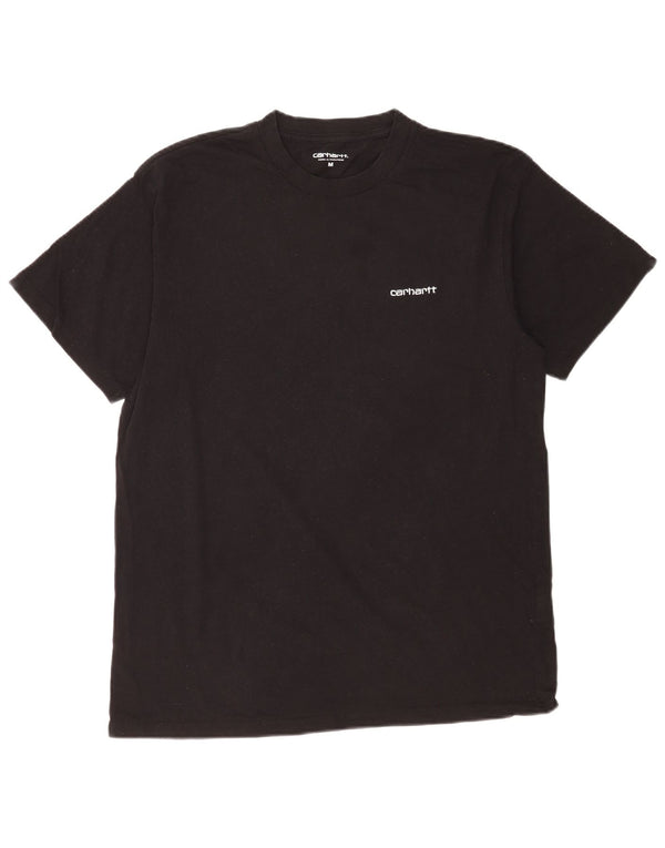 Carhartt Mens T-Shirt Top Medium Black Cotton