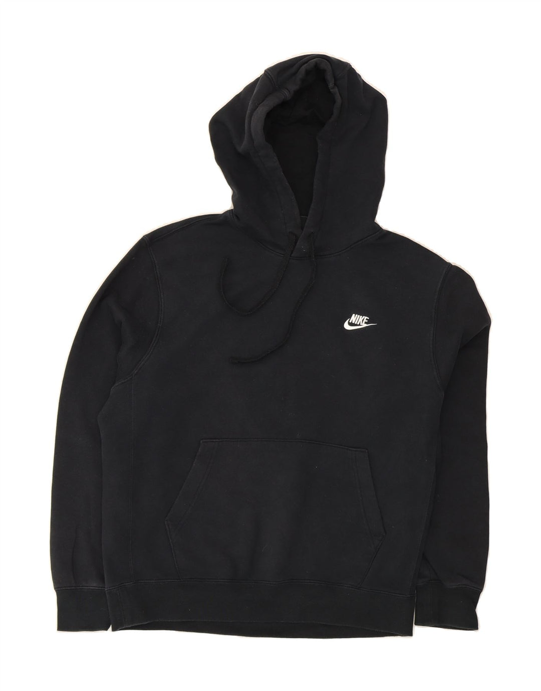 NIKE Mens Graphic Hoodie Jumper Medium Black Cotton Vintage Nike and Second-Hand Nike from Messina Hembry 