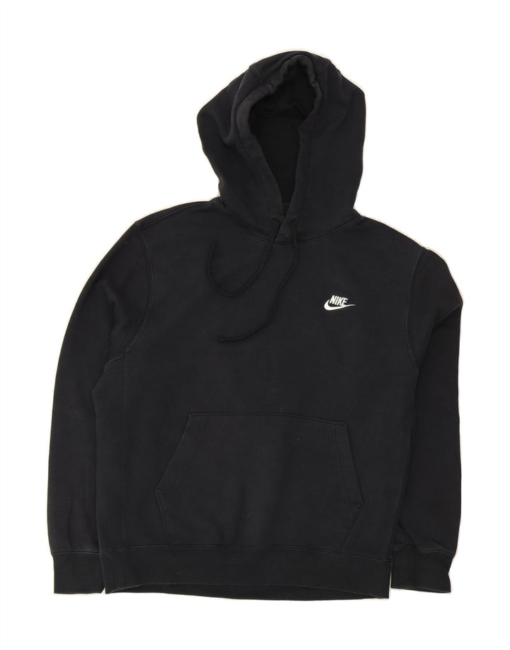 NIKE Mens Graphic Hoodie Jumper Medium Black Cotton Vintage Nike and Second-Hand Nike from Messina Hembry 