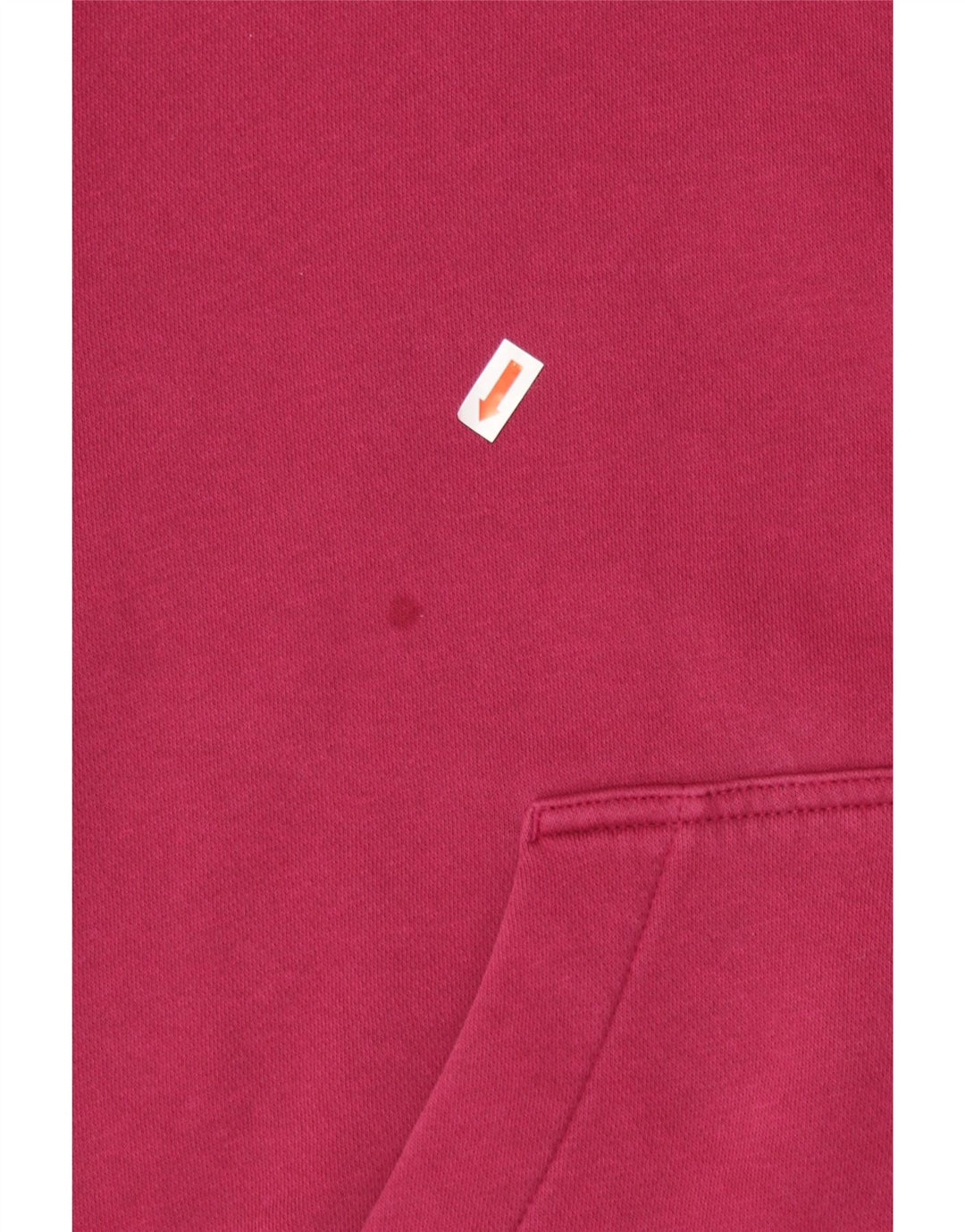 G-STAR Womens Oversized Hoodie Jumper UK 6 XS Burgundy Cotton