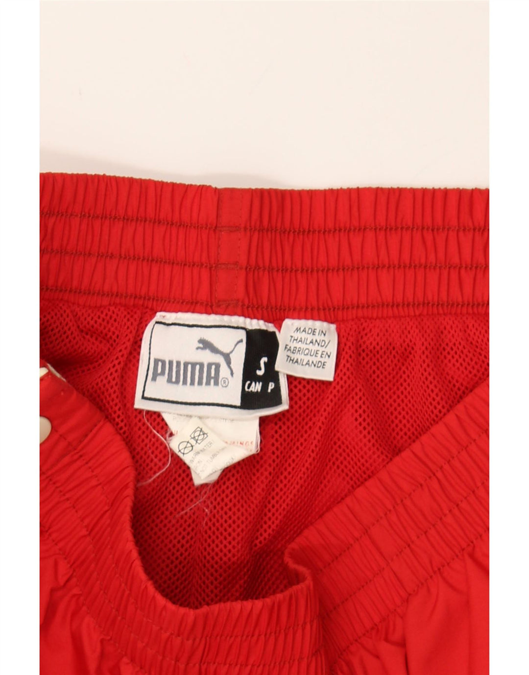 PUMA Mens Tracksuit Trousers Small  Red Polyester Vintage Puma and Second-Hand Puma from Messina Hembry 