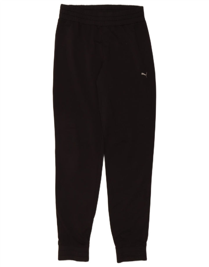 PUMA Womens Tracksuit Trousers Joggers UK 12 Medium Black Polyester