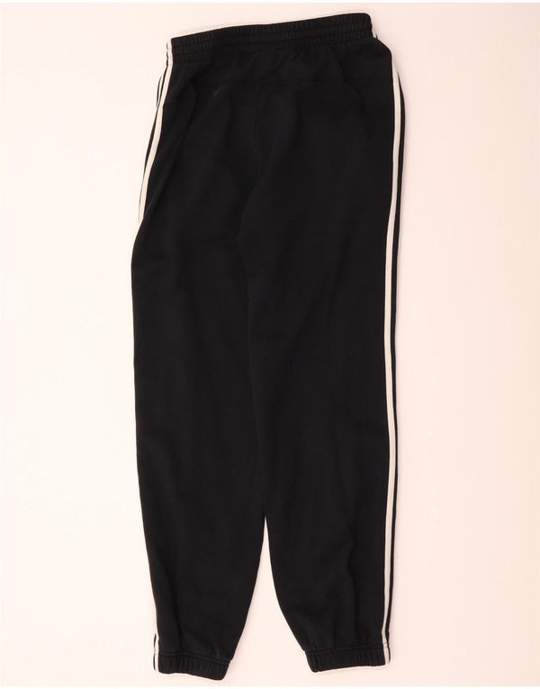 Adidas Boys Tracksuit Trousers Joggers 15-16 Years Black Cotton