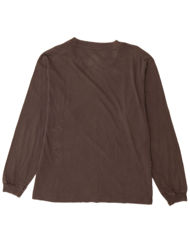 Champion Mens Top Long Sleeve Small Grey