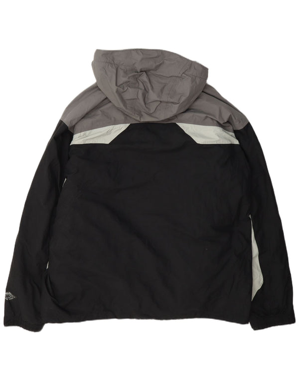 Columbia Mens Omni-Tech Hooded Ski Jacket UK 44 2XL Black Colourblock