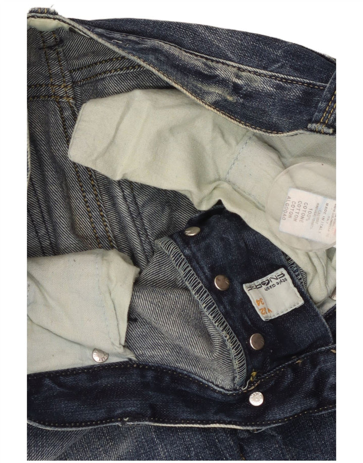 ENERGIE Mens Straight Jeans W32 L34 Blue Cotton