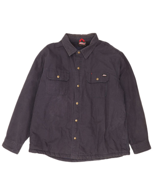Dickies Mens Lumberjack Shirt XL Navy Blue