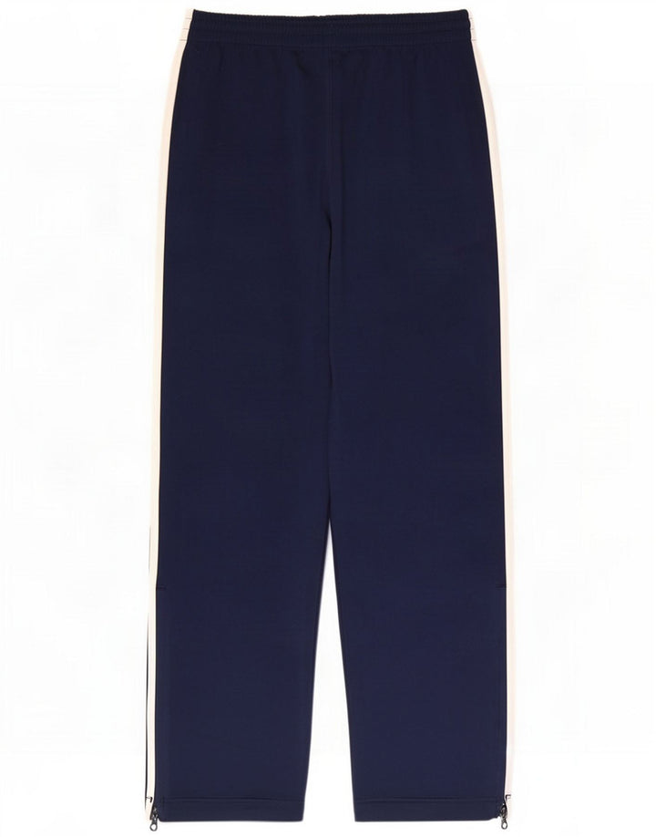 Adidas Mens Tracksuit Trousers Small Navy Blue Polyester