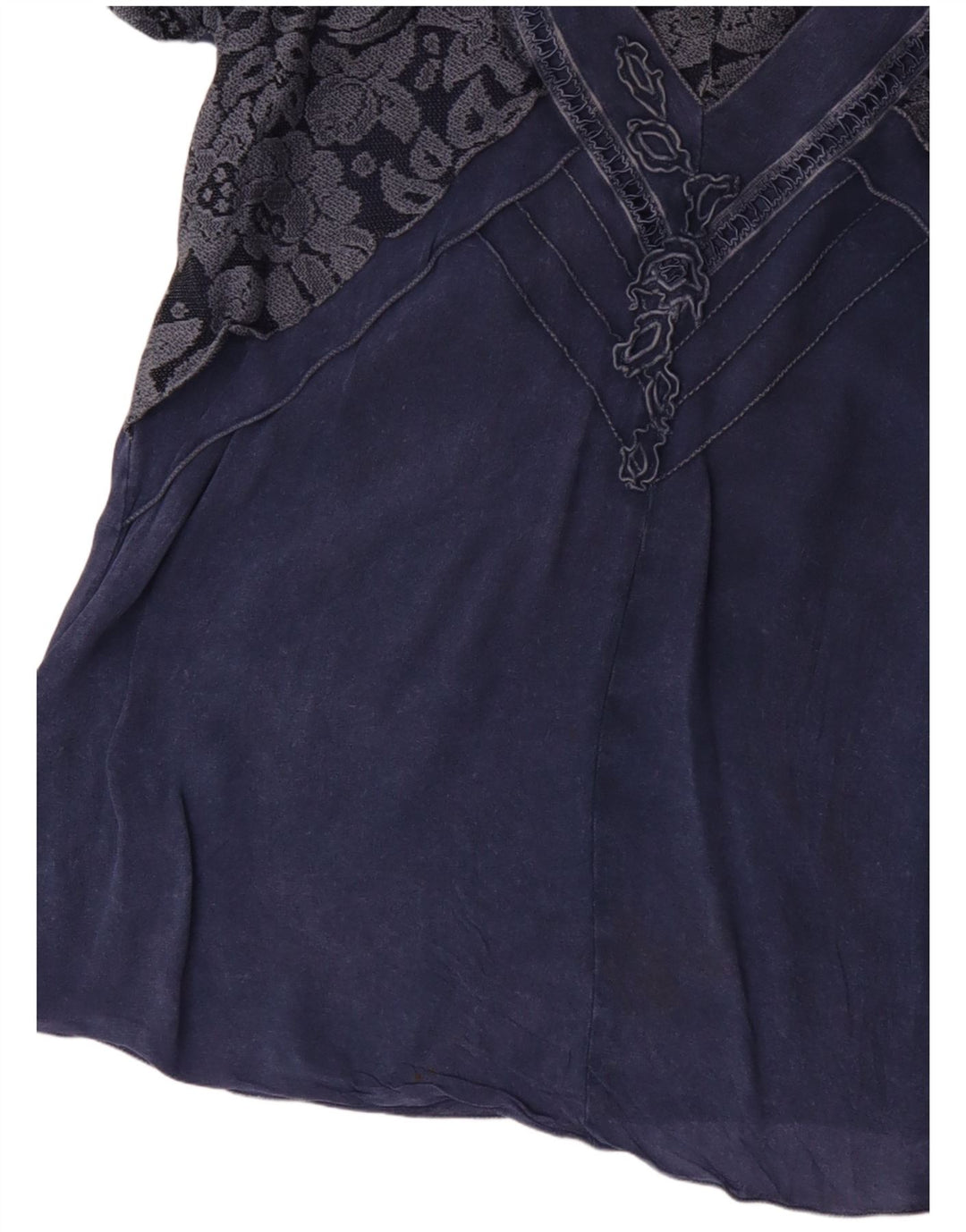 JOSEPHINE Womens Blouse Top UK 16 Large Blue Floral