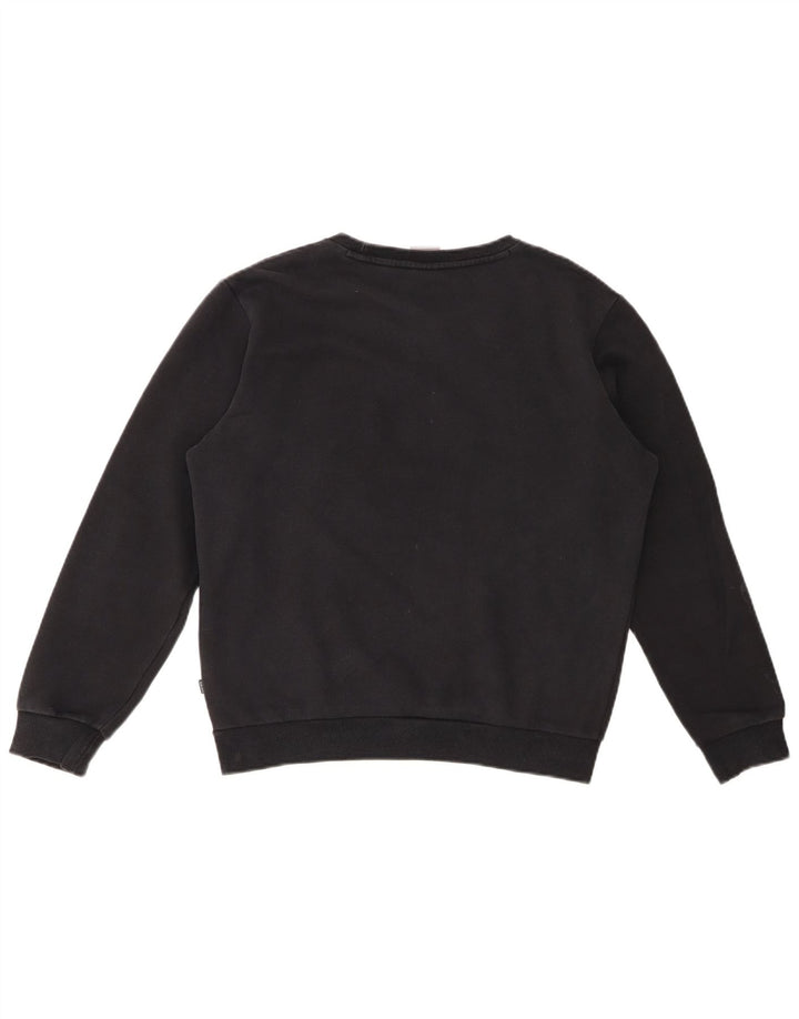 PUMA Mens Sweatshirt Jumper Small Black Cotton