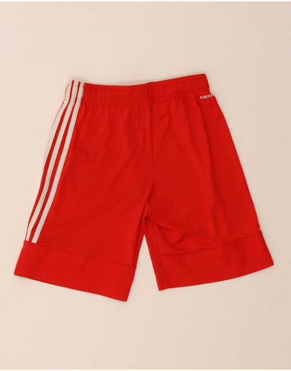 Adidas Boys Aeroready Sport Shorts 11-12 Years  Red Polyester