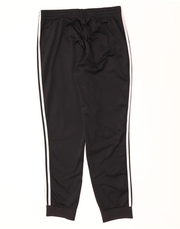 Adidas Mens Tracksuit Trousers Joggers UK 44/46 Large Black Polyester