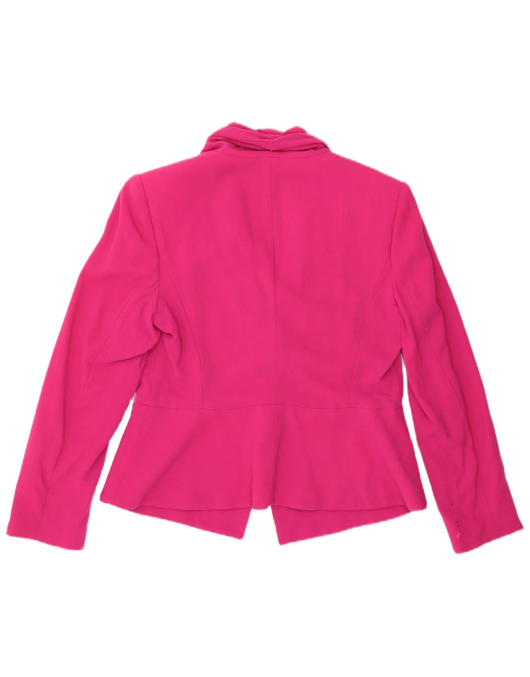 Elegance Womens Blazer Jacket UK 14 Medium Pink Wool