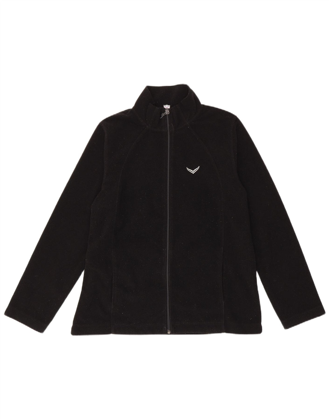 Trigema Womens Fleece Jacket UK 16 Large Black Polyester