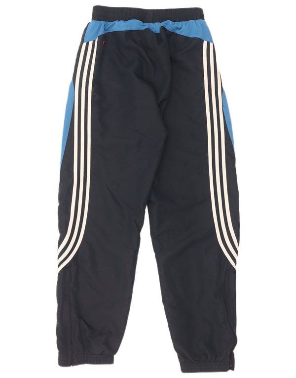 Adidas Mens Tracksuit Trousers Joggers Small Navy Blue Colourblock