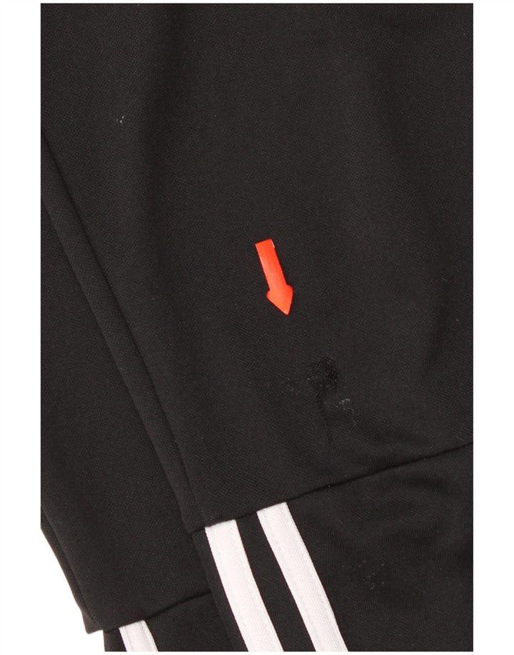Adidas Mens Tracksuit Trousers Medium  Black Polyester