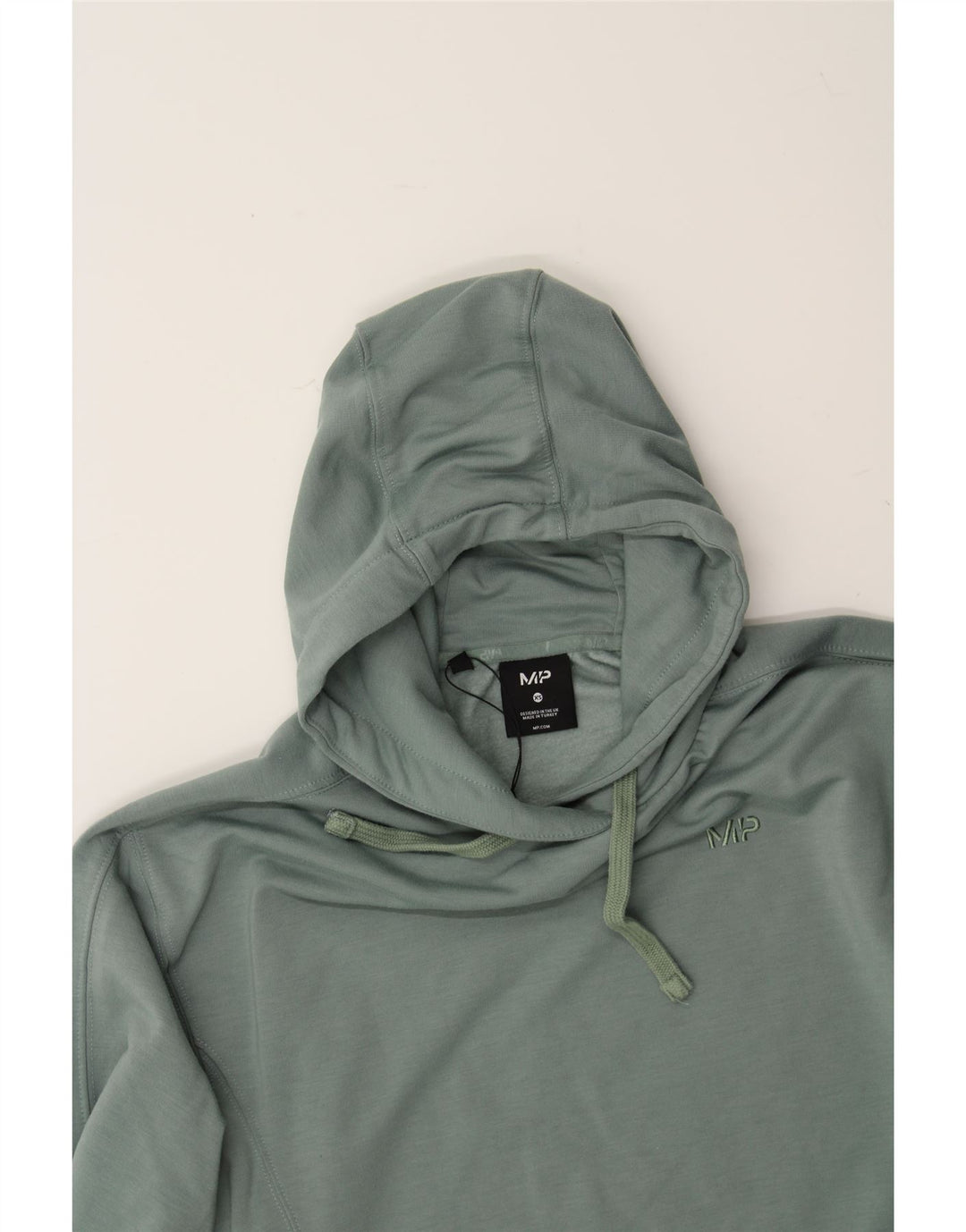 MP Mens Hoodie Jumper XS Green Polyester Vintage MP and Second-Hand MP from Messina Hembry 