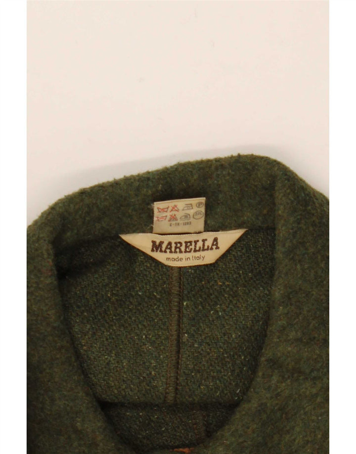 Marella Womens Cape Coat UK 10 Small Green