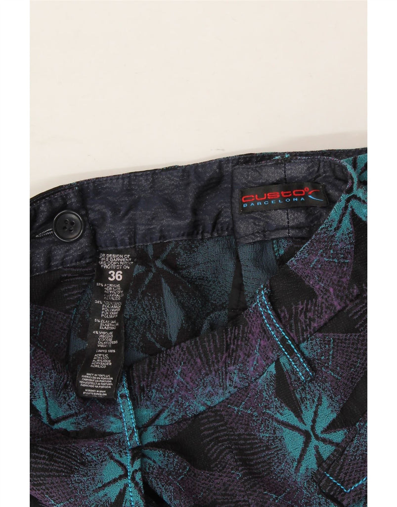 CUSTO BARCELONA Womens Casual Trousers EU 36 Small W27 L32 Purple Vintage Custo Barcelona and Second-Hand Custo Barcelona from Messina Hembry 