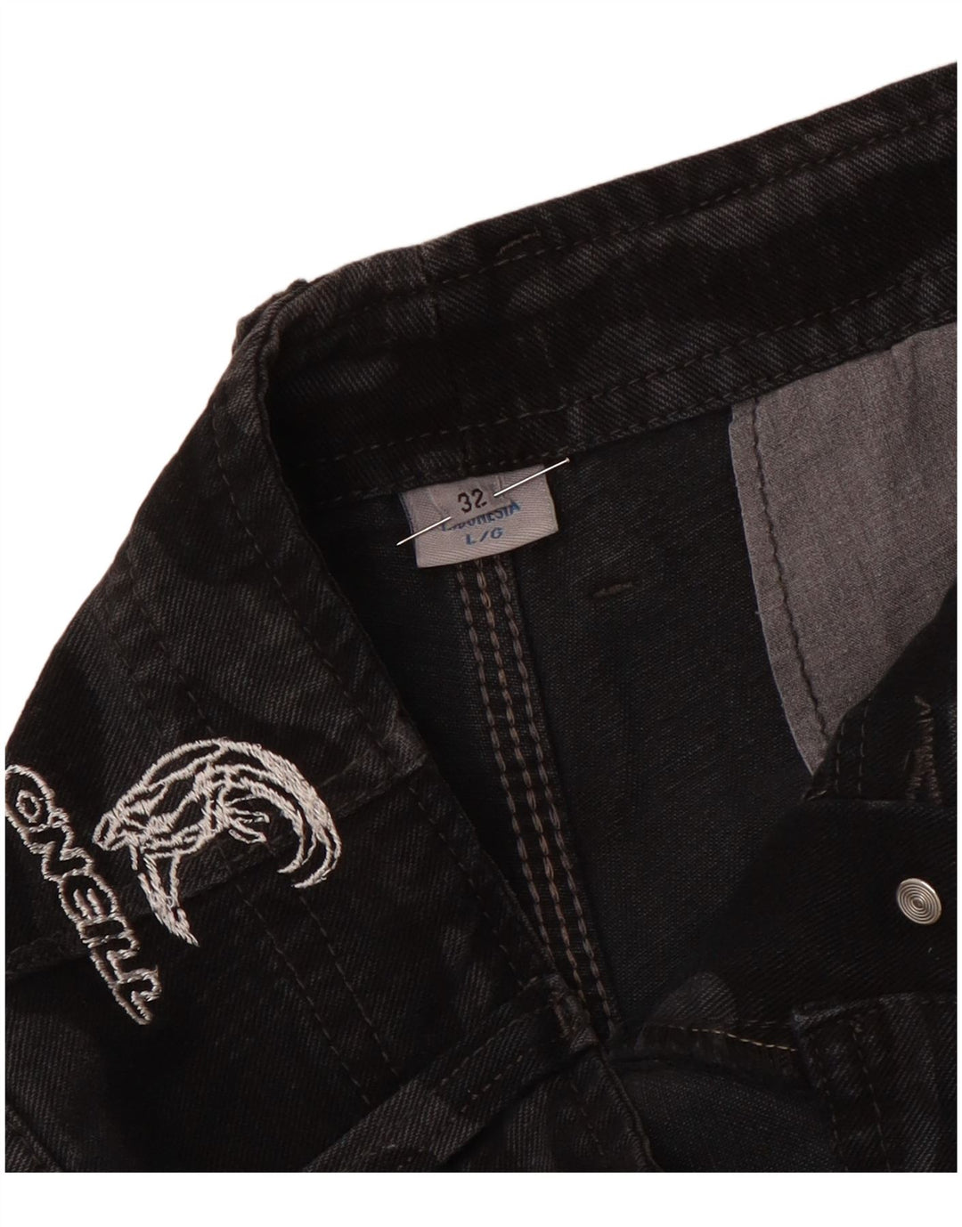 O'Neill Mens Cargo Shorts Large W32 Grey Camouflage