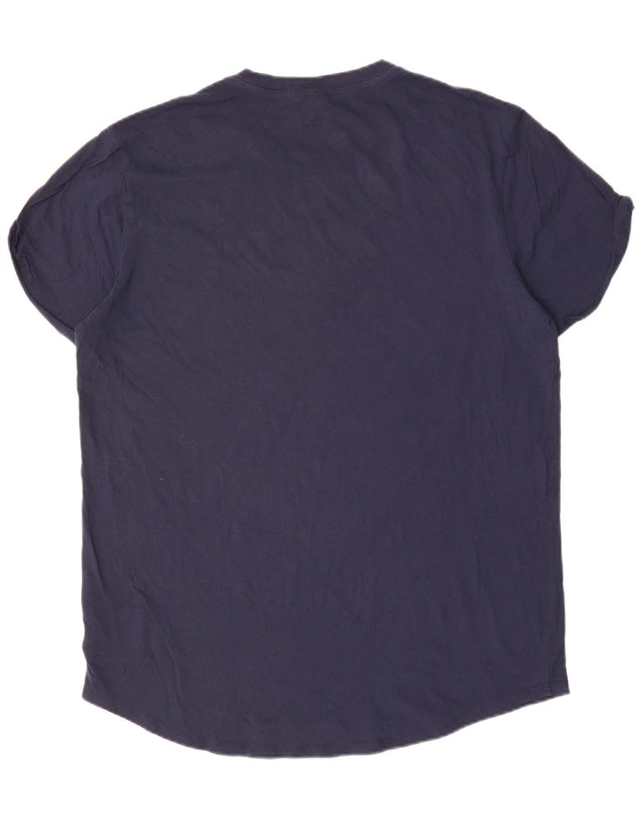 G-STAR Mens T-Shirt Top XL Navy Blue Cotton