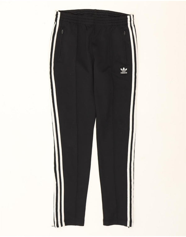 Adidas Womens Tracksuit Trousers UK 12 Medium Black Polyester