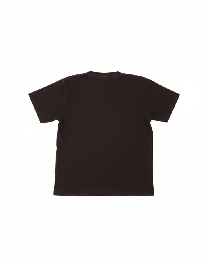 CHAMPION Boys Graphic T-Shirt Top 9-10 Years Medium Black