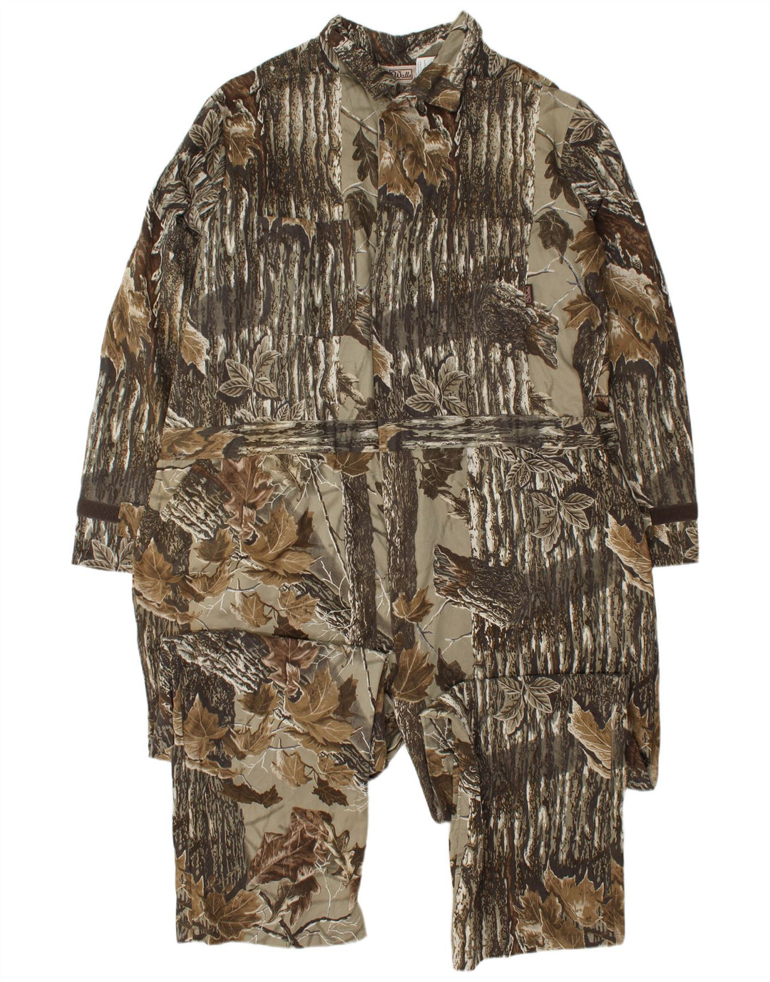 Walls Mens Tall Jumpsuit 3XL Khaki Camouflage Cotton